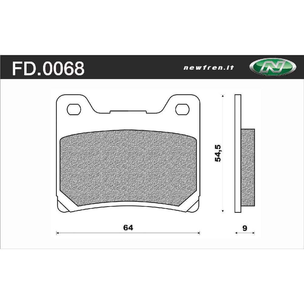 Newfren Brake Pads - Touring Sintered