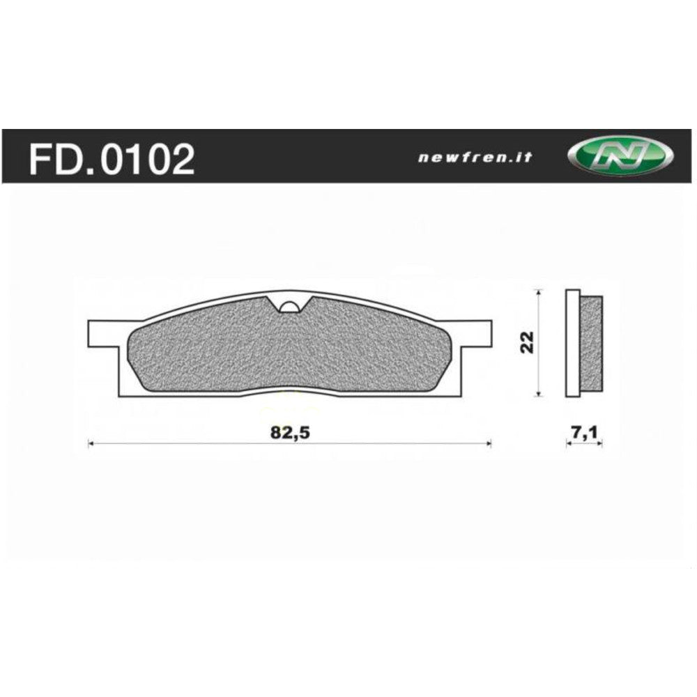 Newfren Brake Pads - Off Road Dirt Sintered
