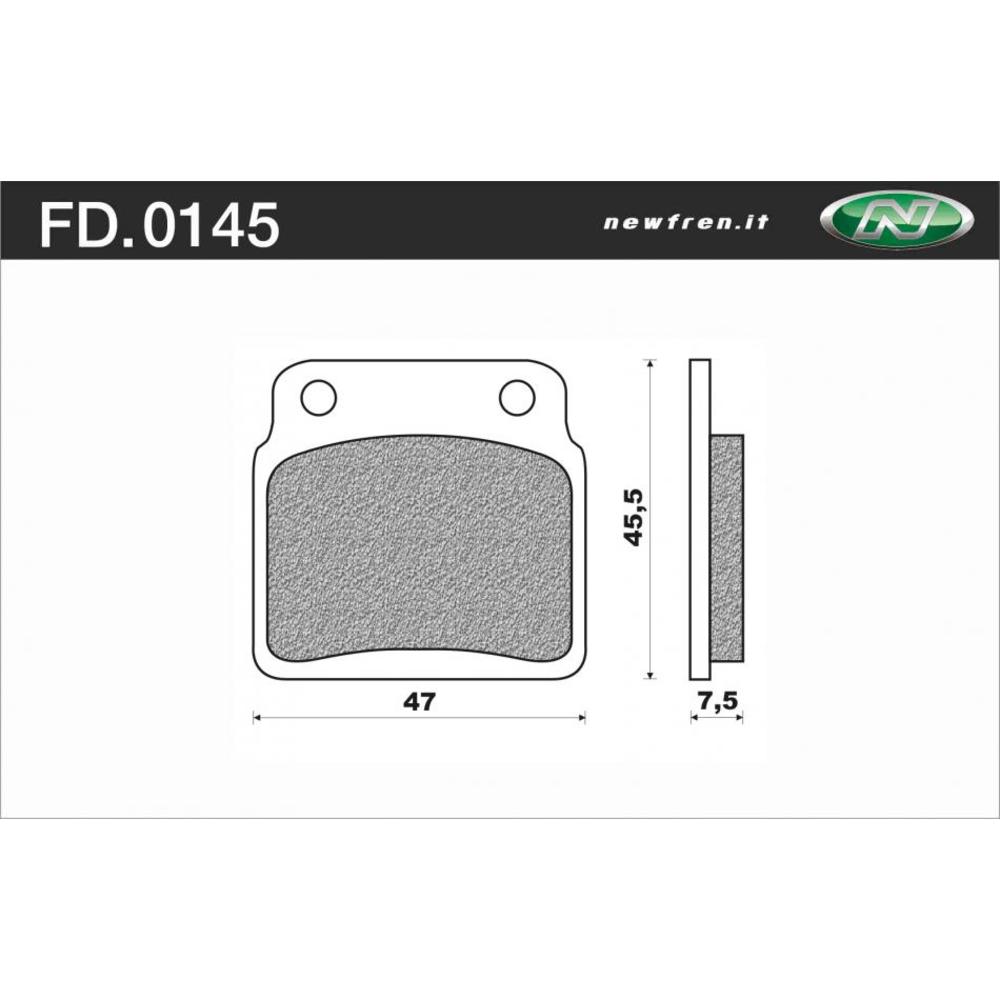 Newfren Brake Pads - Off Road ATV Sintered