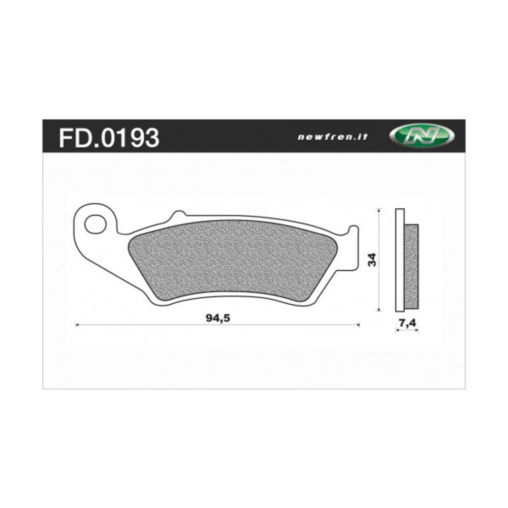 Newfren Brake Pads - Off Road Dirt Race Sintered