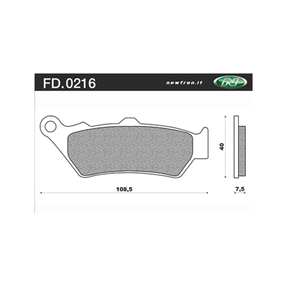 Newfren Brake Pads - Touring Sintered