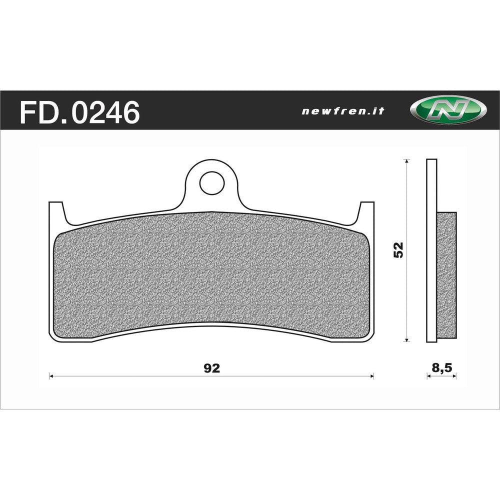 Newfren Brake Pads - Road H/D Sintered