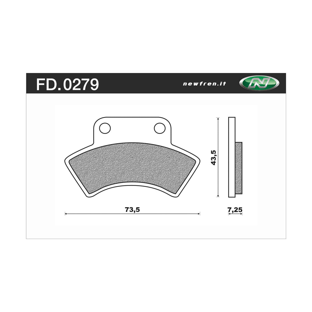 Newfren Brake Pads - Touring Sintered