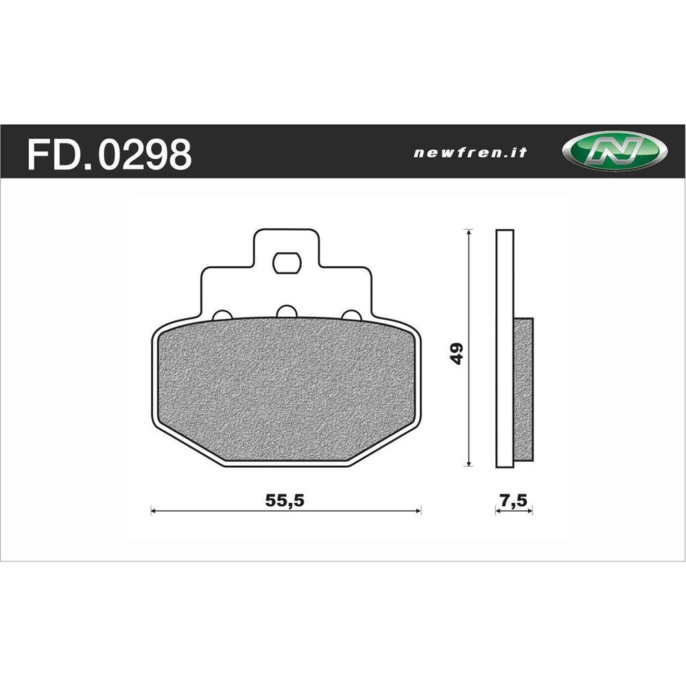 Newfren Brake Pads - Scooter Elite Organic