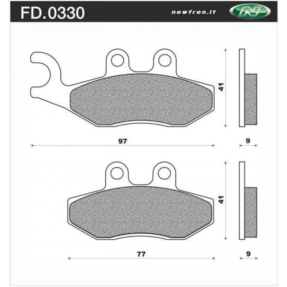 Newfren Brake Pads - Scooter Elite Sintered