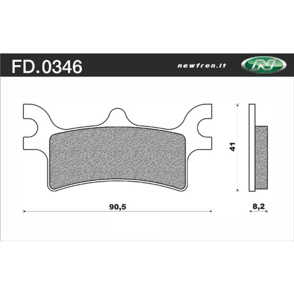 Newfren Brake Pads - Off Road ATV Sintered