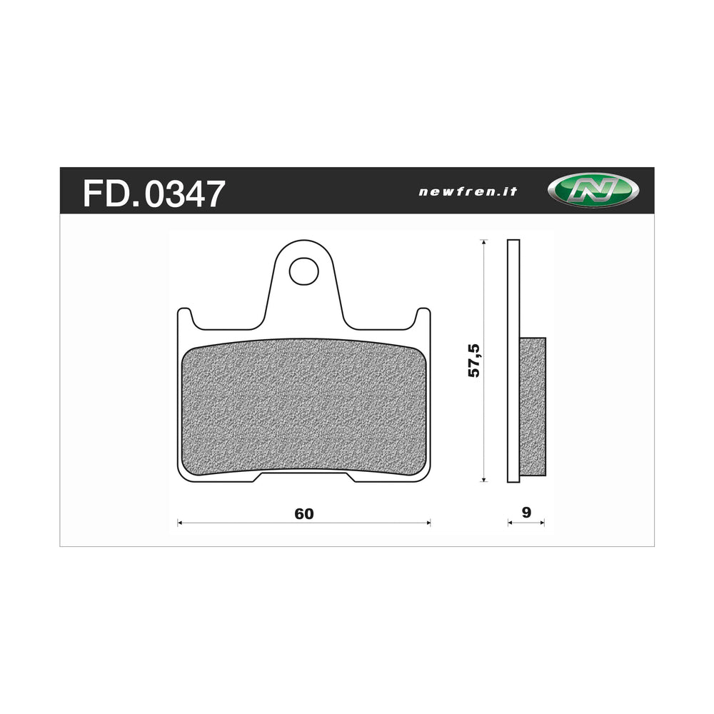 Newfren Brake Pads - Touring Organic