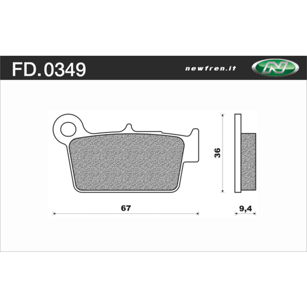 Newfren Brake Pads - Off Road Dirt Race Sintered