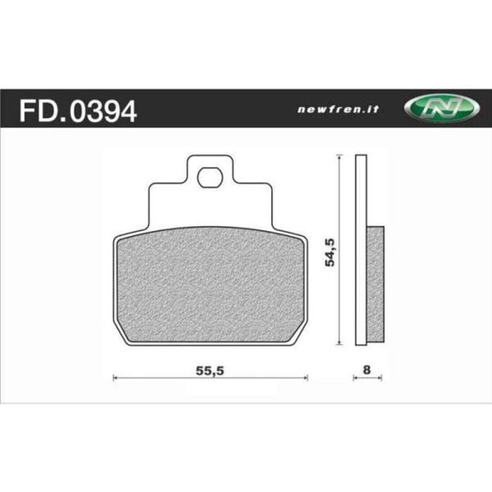 Newfren Brake Pads - Scooter Elite Organic