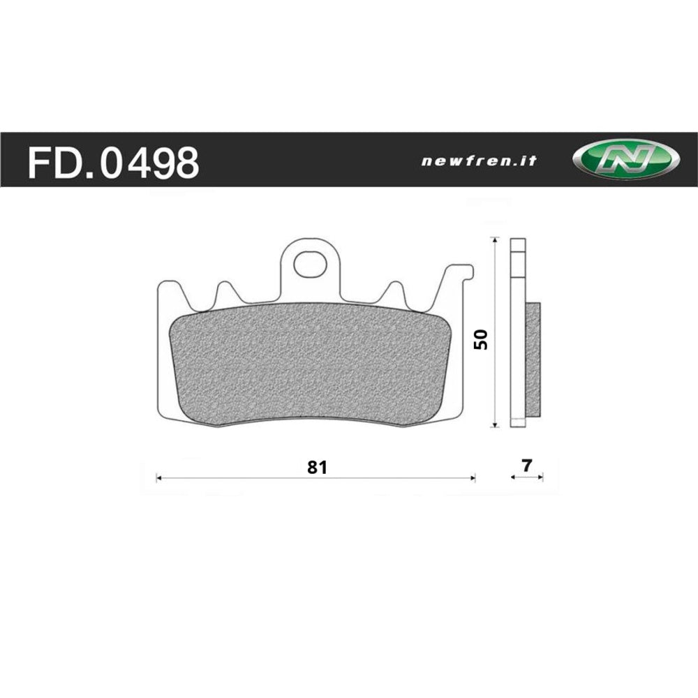 Newfren Brake Pads - Touring Sintered