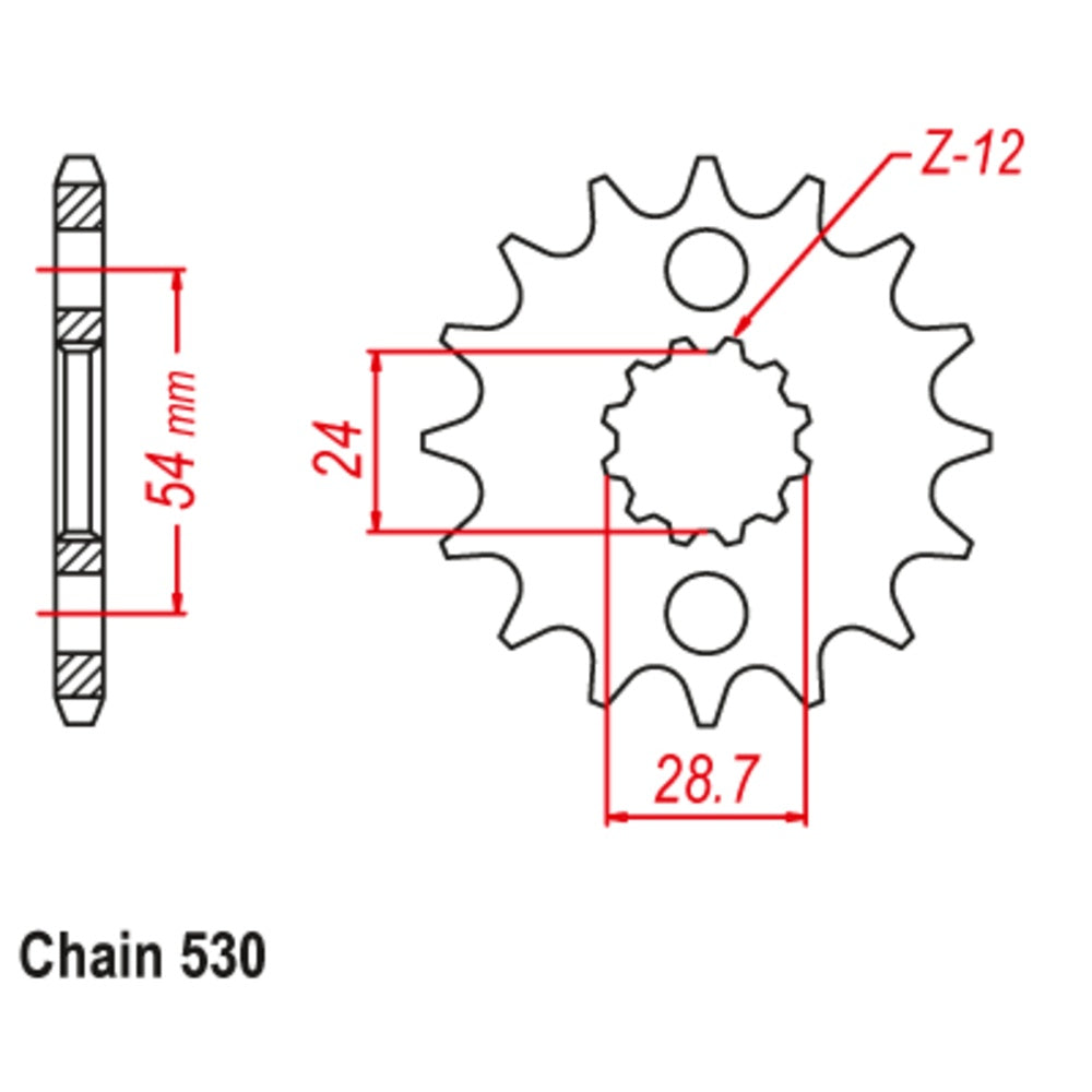 18T - Front Sprocket - ZX750/900