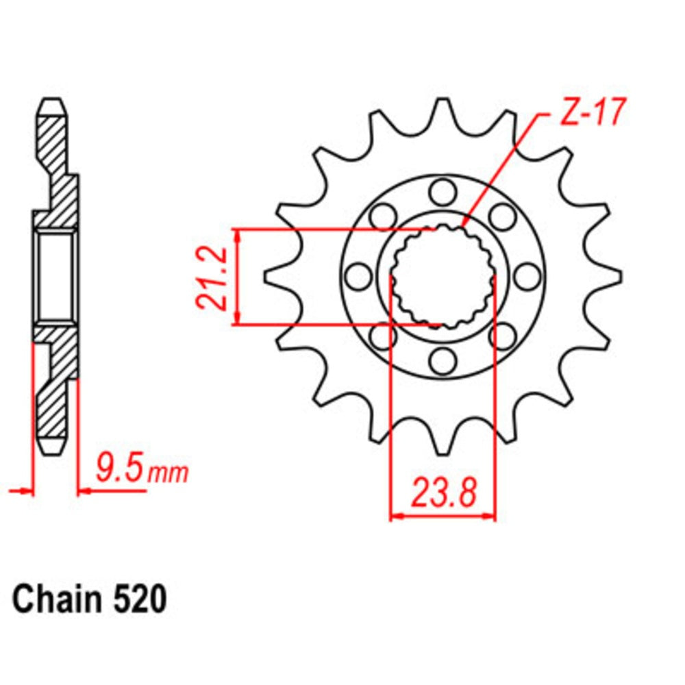 13T - Front Sprocket - Supersprox Stealth