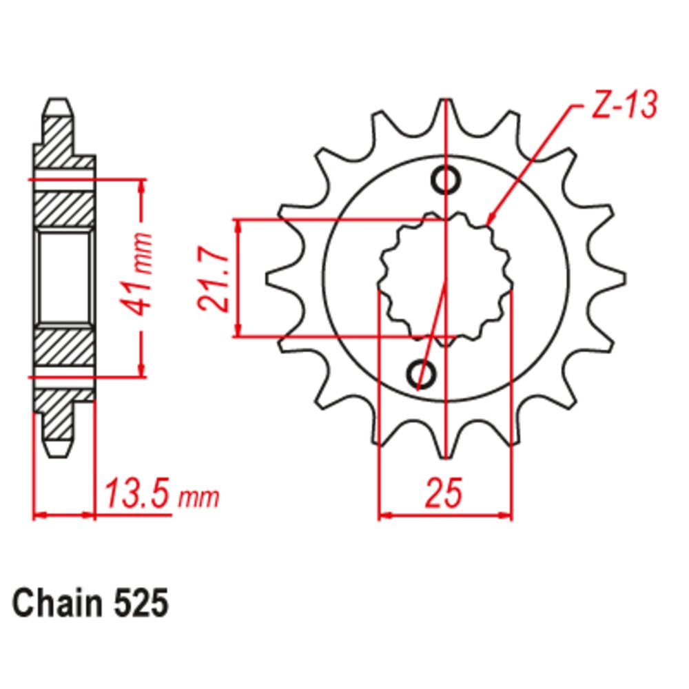 15T - Front Sprocket - Honda