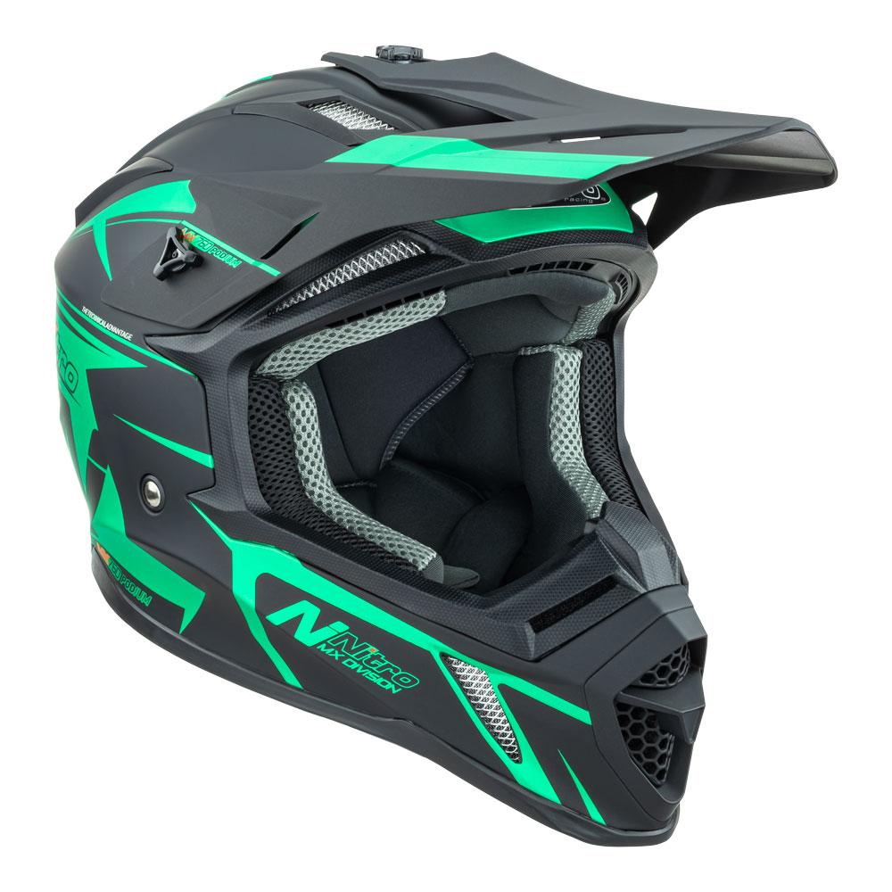 NITRO MX760 SATIN BLACK/TEAL