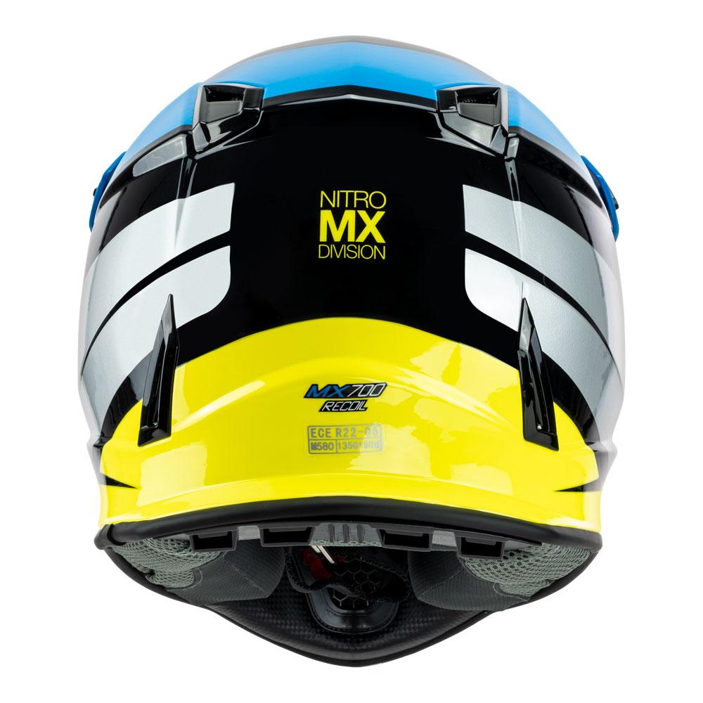 NITRO MX700 YOUTH RECOIL BLUE/BLACK/GREY