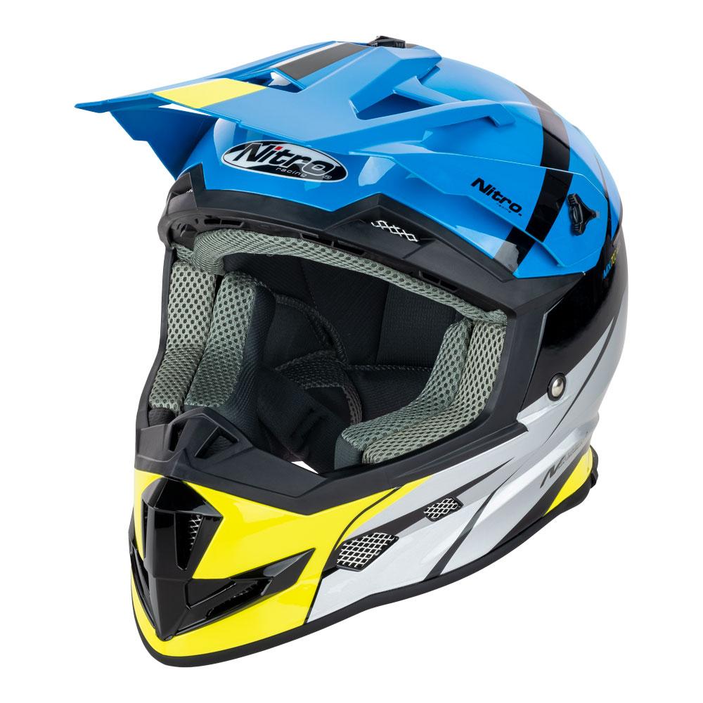 NITRO MX700 YOUTH RECOIL BLUE/BLACK/GREY