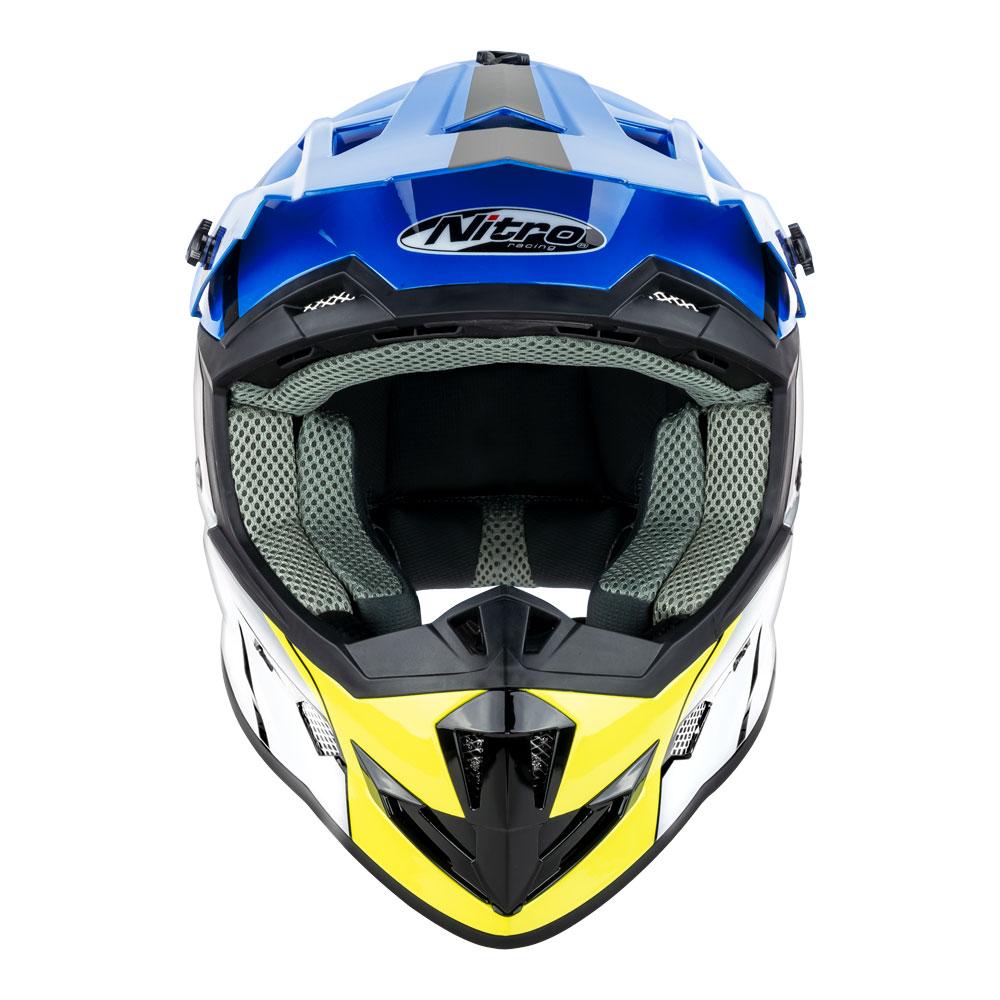 NITRO MX700 YOUTH RECOIL BLACK/BLUE/WHITE/FLURO YELLOW