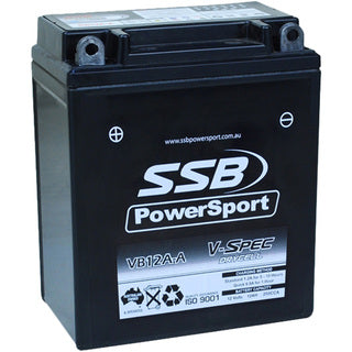 12V SSB V-Spec High Perform. AGM Battery (4) 4-LFP14AHQ-BS same fitment, check with customer before swap