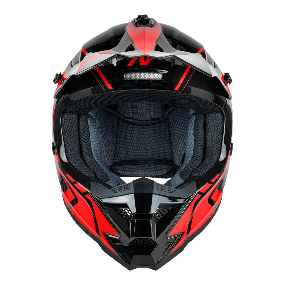 NITRO MX710 YOUTH SHARD II RED/BLACK