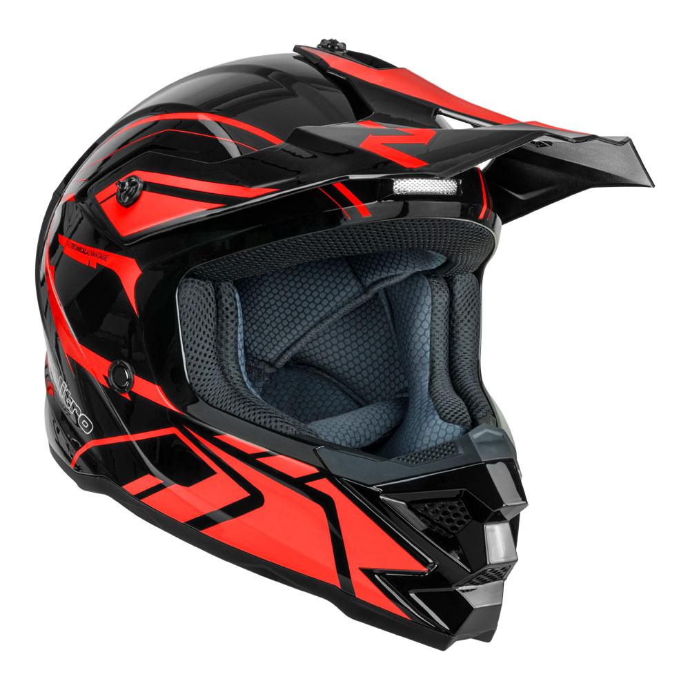 NITRO MX710 YOUTH SHARD II RED/BLACK