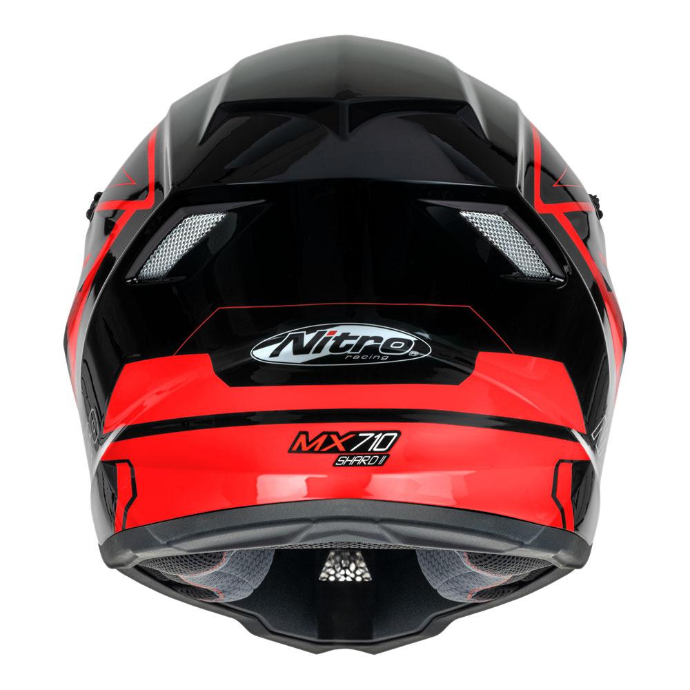 NITRO MX710 YOUTH SHARD II RED/BLACK