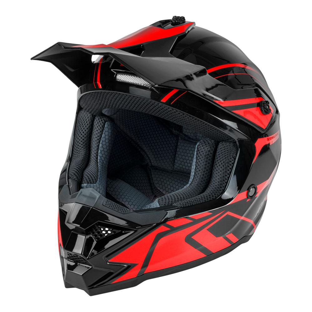 NITRO MX710 YOUTH SHARD II RED/BLACK