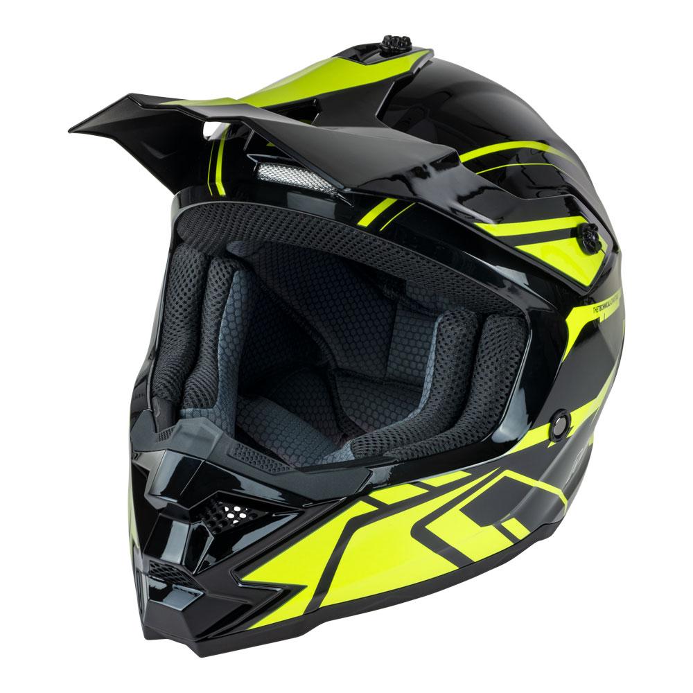 NITRO MX710 YOUTH SHARD II FLURO YELLOW/BLACK