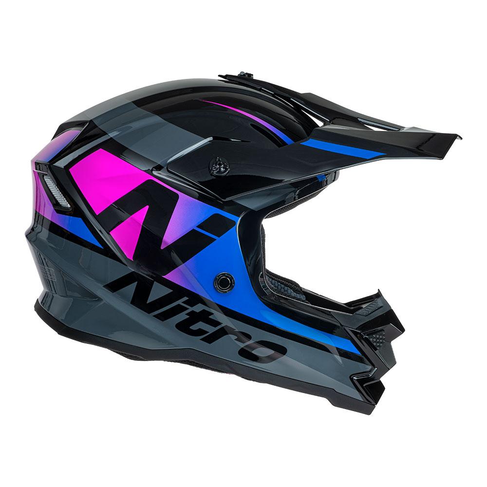 NITRO MX710 YOUTH ONYX PURPLE/PINK