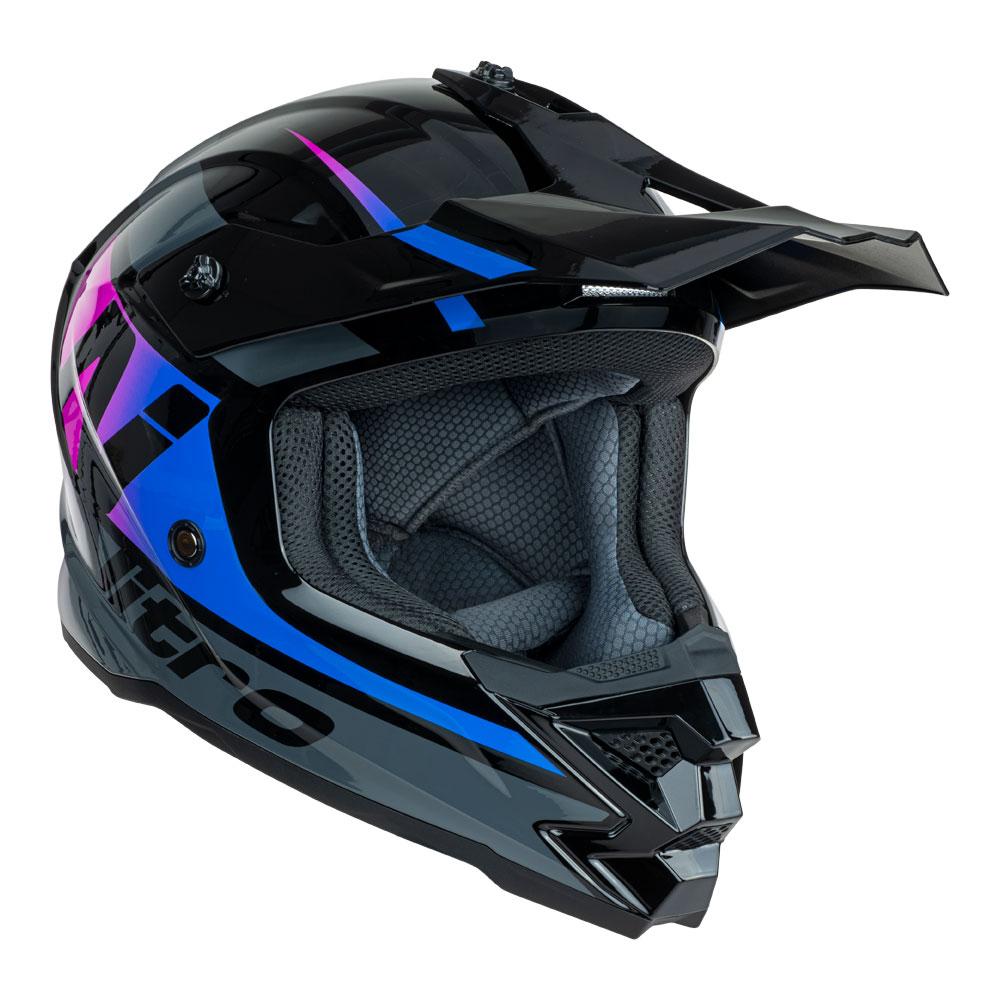 NITRO MX710 YOUTH ONYX PURPLE/PINK