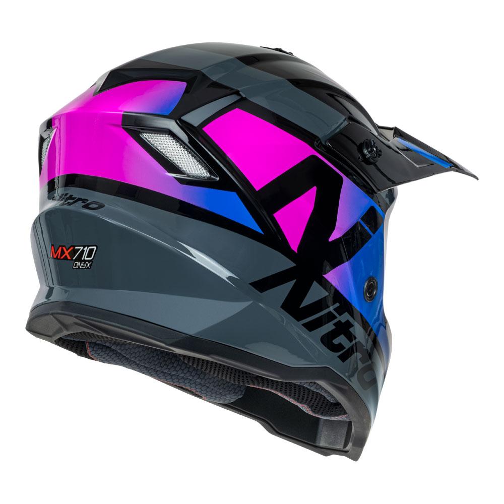 NITRO MX710 YOUTH ONYX PURPLE/PINK