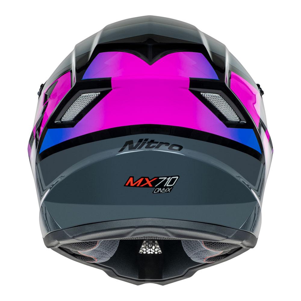 NITRO MX710 YOUTH ONYX PURPLE/PINK
