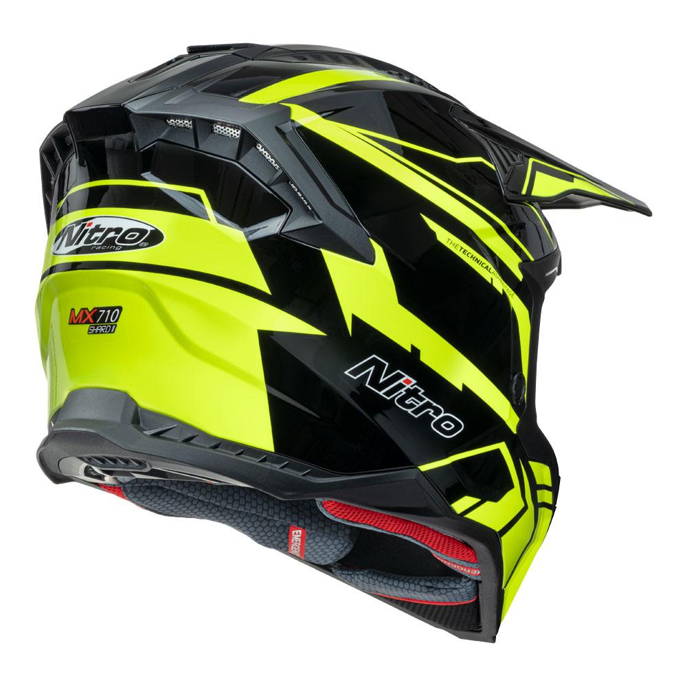 NITRO MX710 SHARD II FLURO YELLOW/BLACK