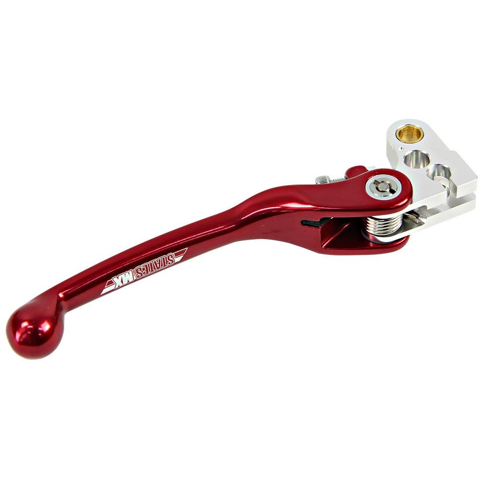 STATES MX CLUTCH LEVER - STD FLEX - HONDA - RED