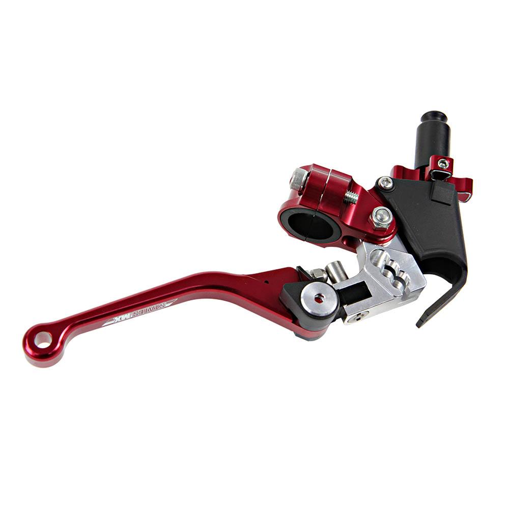 STATES MX CLUTCH PERCH AND LEVER ASSEMBLY - FOLD / FLEX - UNIVERSAL - RED