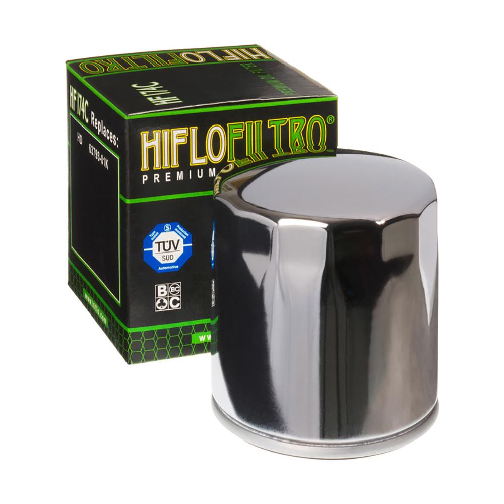 HIFLOFILTRO - OIL FILTER HF174C CHROME