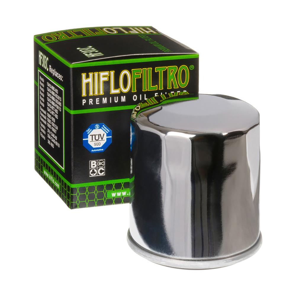 HIFLOFILTRO - OIL FILTER HF303C CHROME