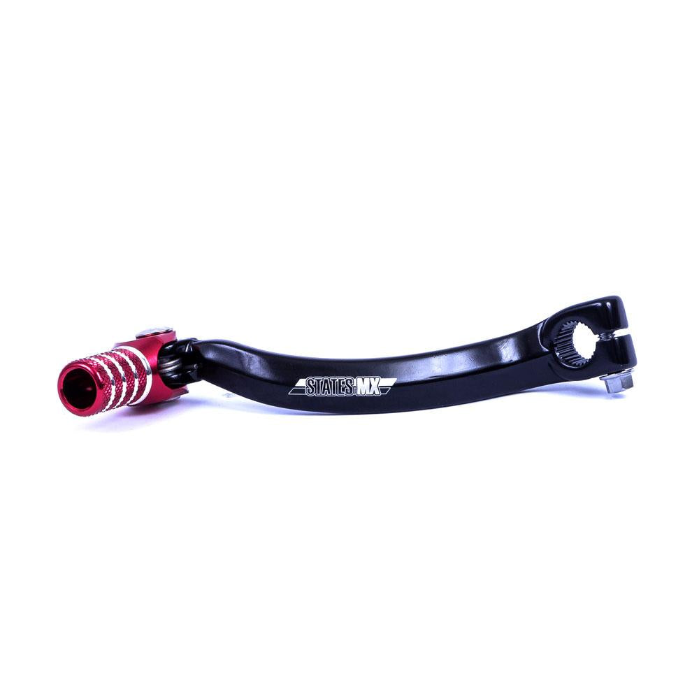 STATES MX FORGED GEAR LEVER - HONDA - RED