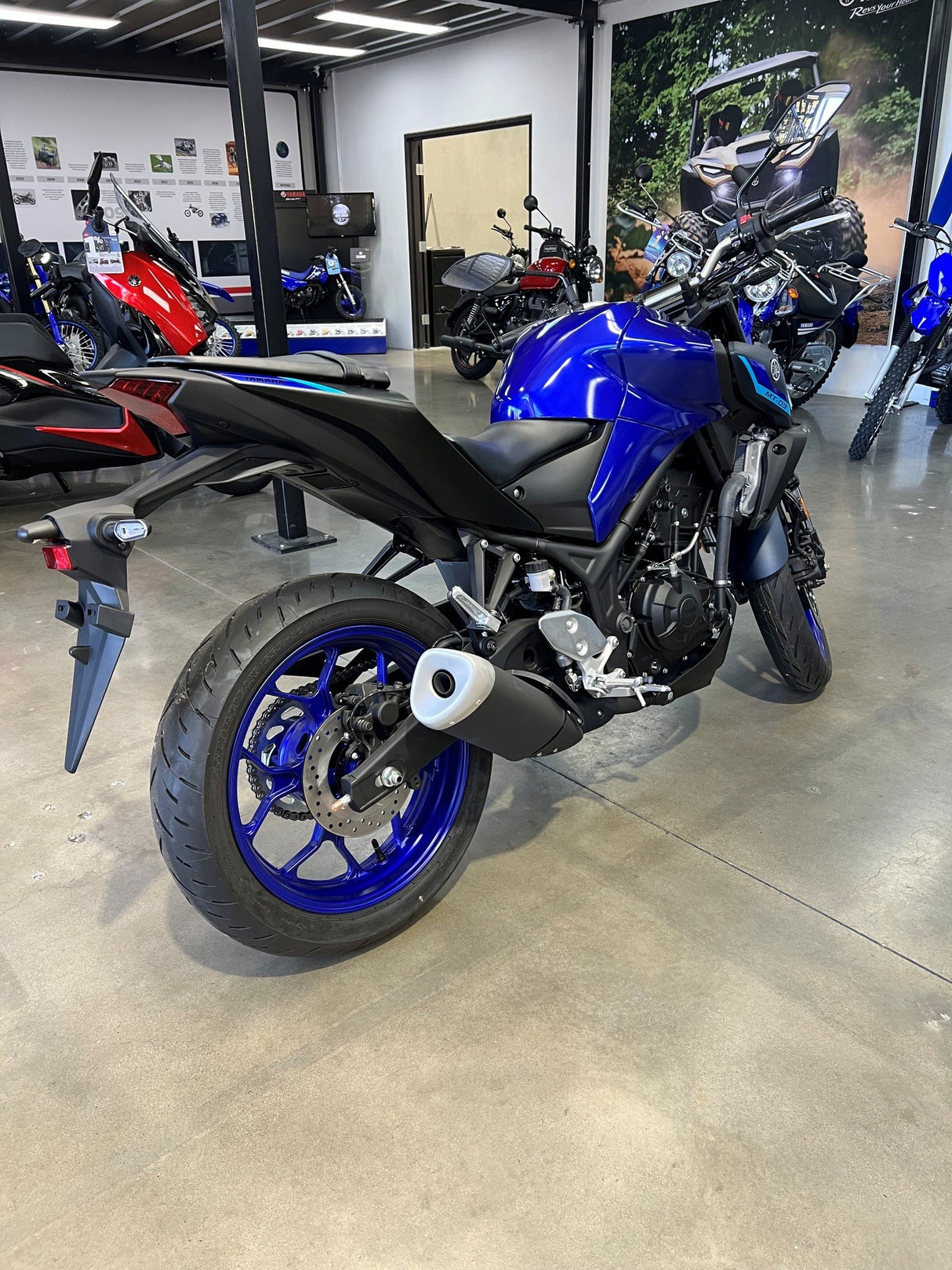 2024 Yamaha MT-03 LAMS Icon Blue