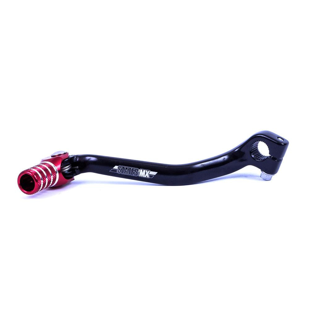 STATES MX FORGED GEAR LEVER - HONDA - RED
