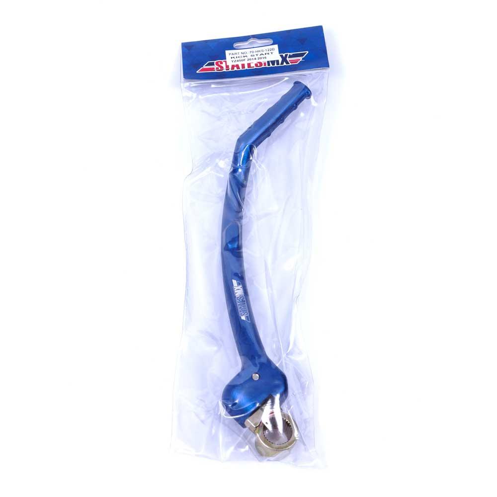 STATES MX ALLOY KICKSTART LEVER - YAMAHA - BLUE