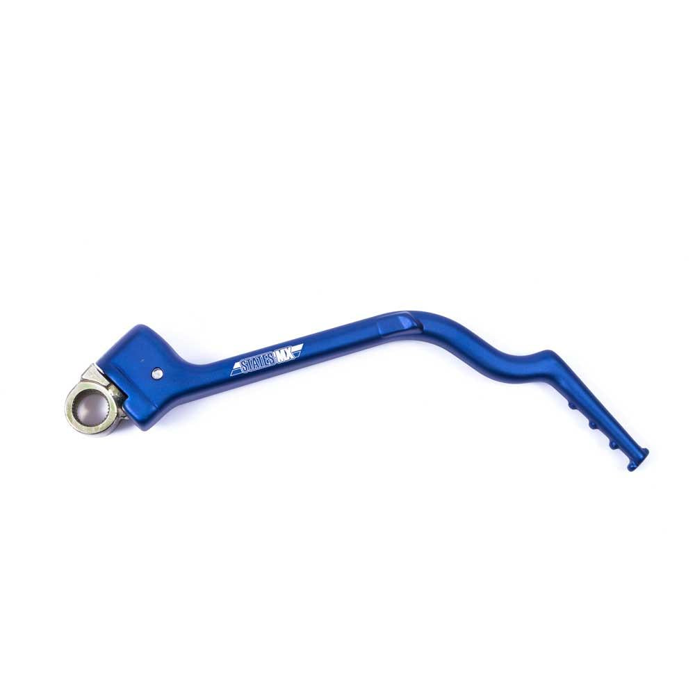 STATES MX ALLOY KICKSTART LEVER - YAMAHA - BLUE