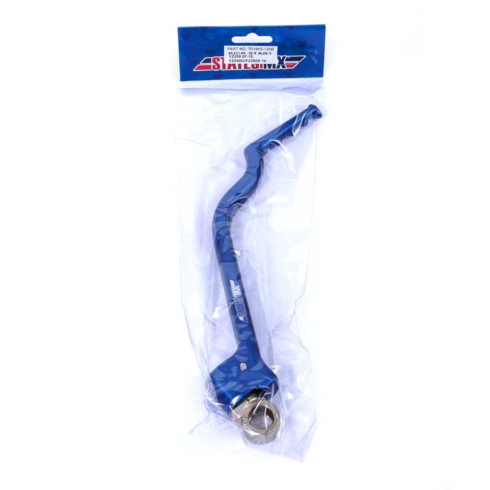 STATES MX ALLOY KICKSTART LEVER - YAMAHA - BLUE