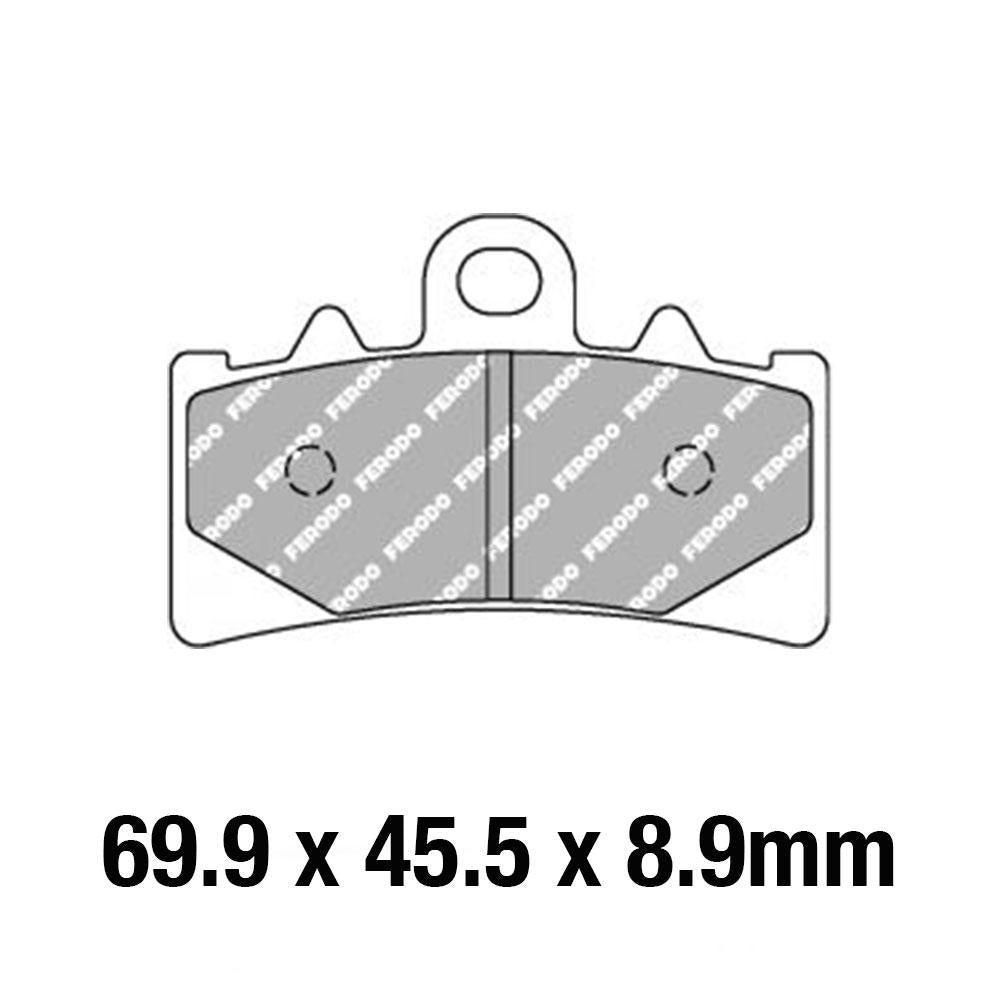 FERODO Brake Disc Pad Set - FDB2266 ST