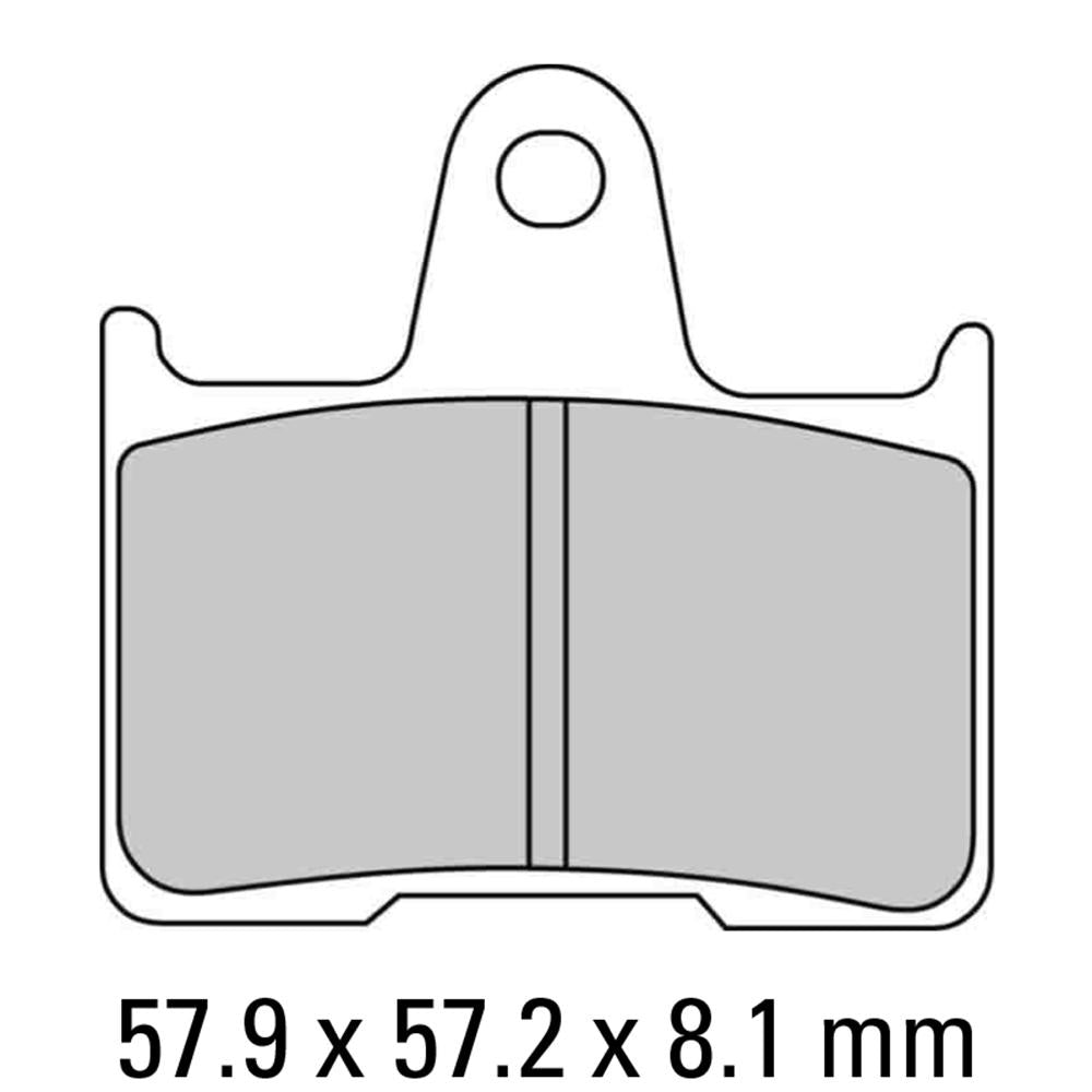 FERODO Brake Disc Pad Set - FDB2111 ST