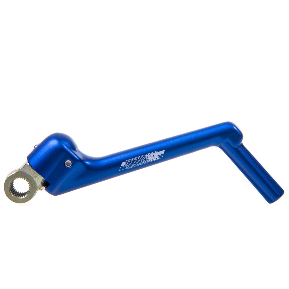 STATES MX ALLOY KICKSTART LEVER - YAMAHA - BLUE