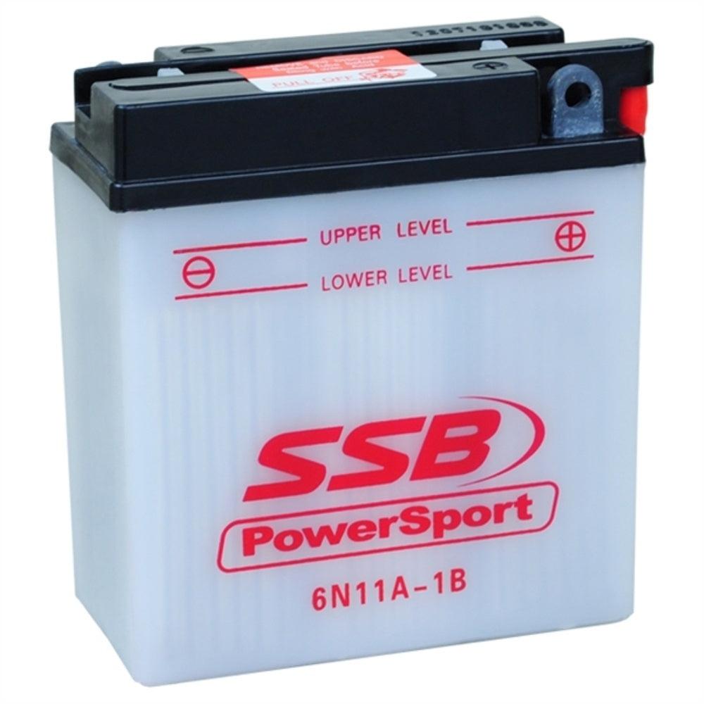 6N11A-1B SSB Powersport Flooded Motorcycle Battery