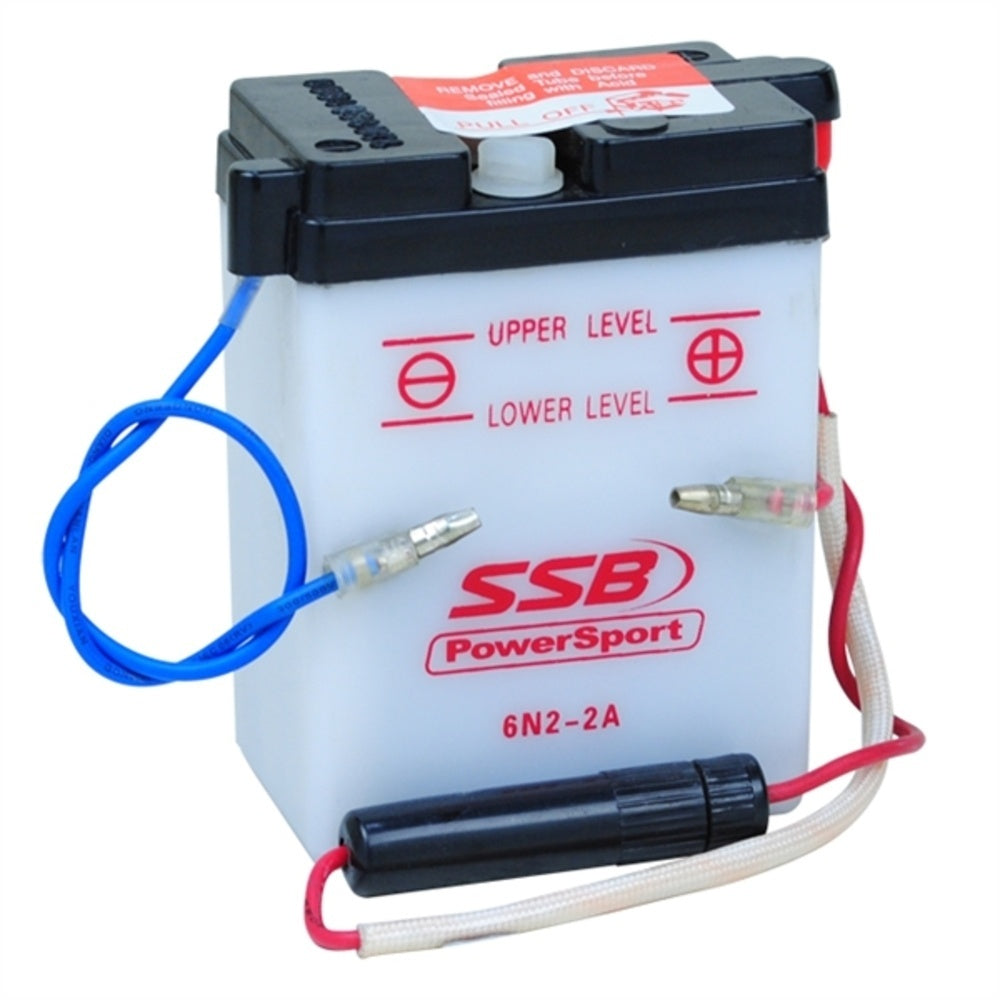 6N2-2A SSB Powersport Flooded Motorcycle Battery