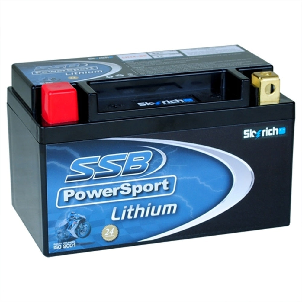 SSB PowerSport Lithium Battery + -