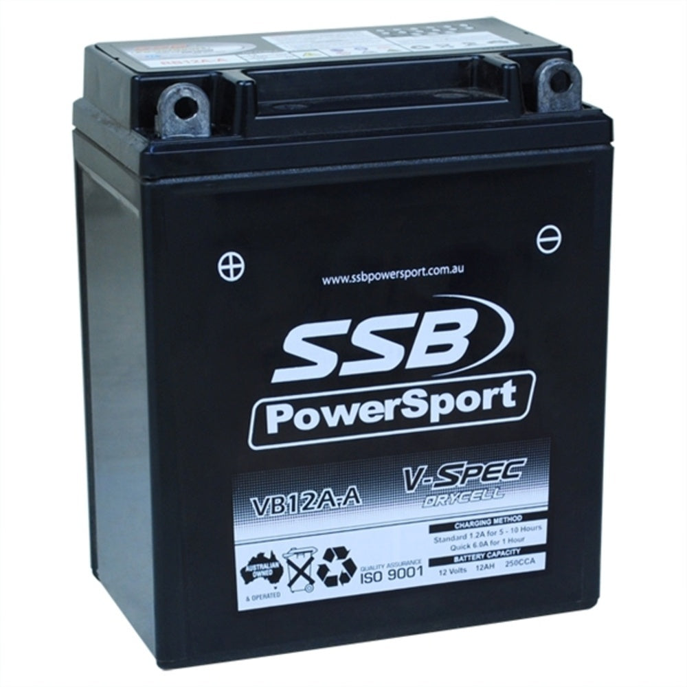 12V SSB V-Spec High Perform. AGM Battery (4) (12N12A-4A-1, CB12A-A, CB12A-B, G12N12A-4A-1) (4.22 Kg)
