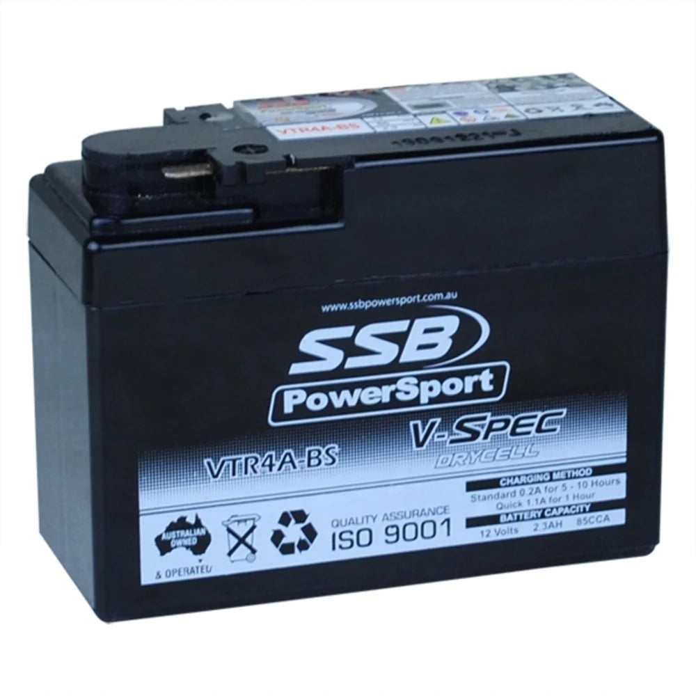 12V SSB V-Spec High Perform. AGM Battery (12) (YTR4A-BS) (1.22 Kg)